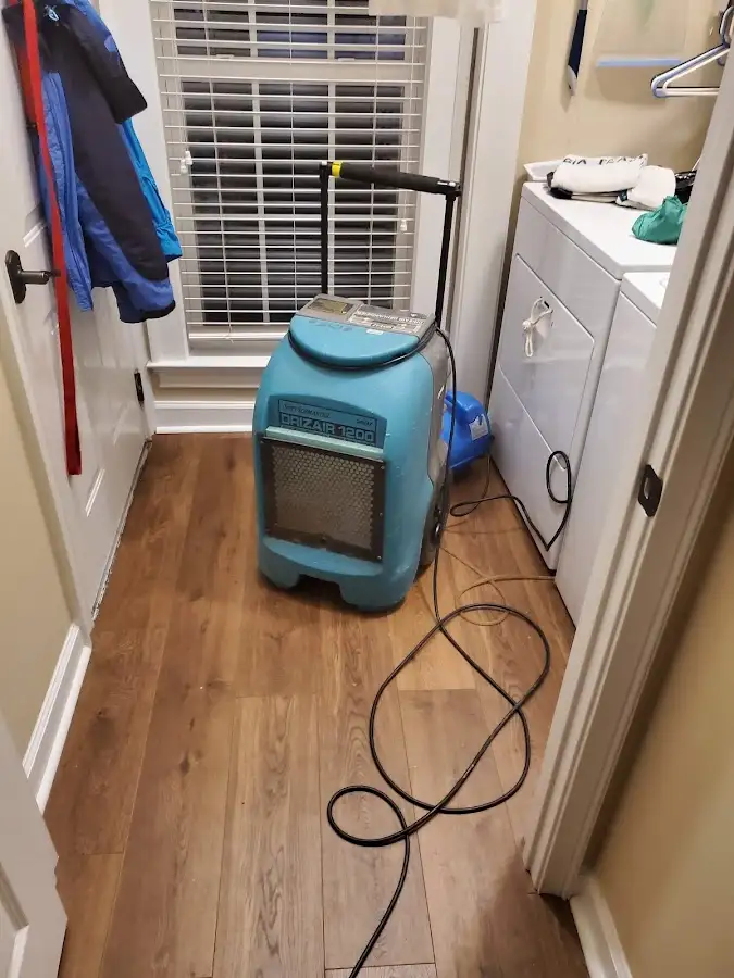 Commercial dehumidifier deployed for Flood Damage Cleanup in California City