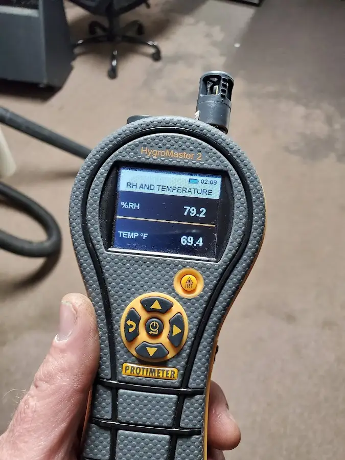 Moisture meter humidity assessment for Mold Remediation & Removal in California City